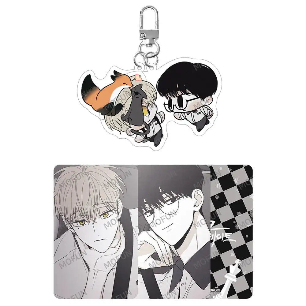 Checkmate - SD Acrylic Keyring Set - Mofun - Acrylic Keyring - Harumio