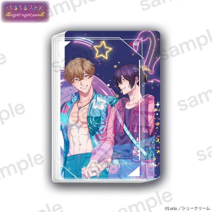 BL Award 2025 Bright Night Pool Goods - Soaked Photo Acrylic Block