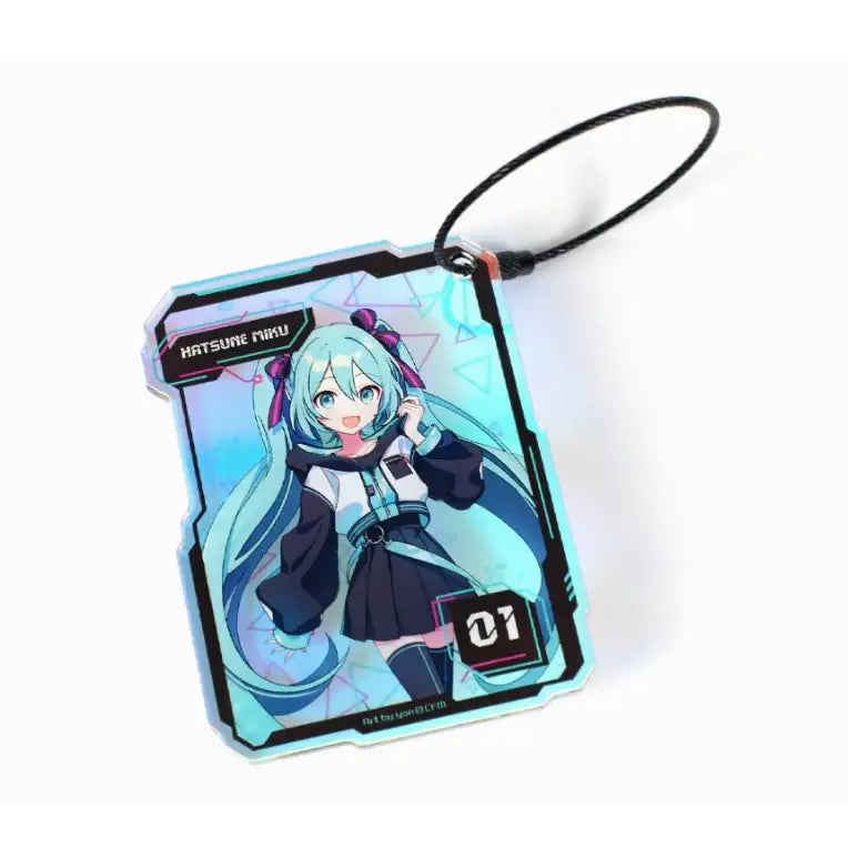 Hatsune Miku - Piapro Characters WE!FLASH Acrylic Card - Hatsune Miku - Acrylic Card - Harumio