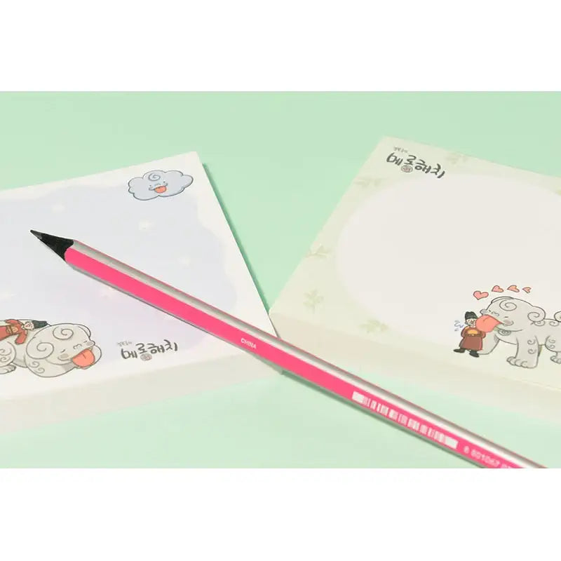 Merong Haechi - Tear-off Memo Pad - Soone Content - Memo Pads - Harumio
