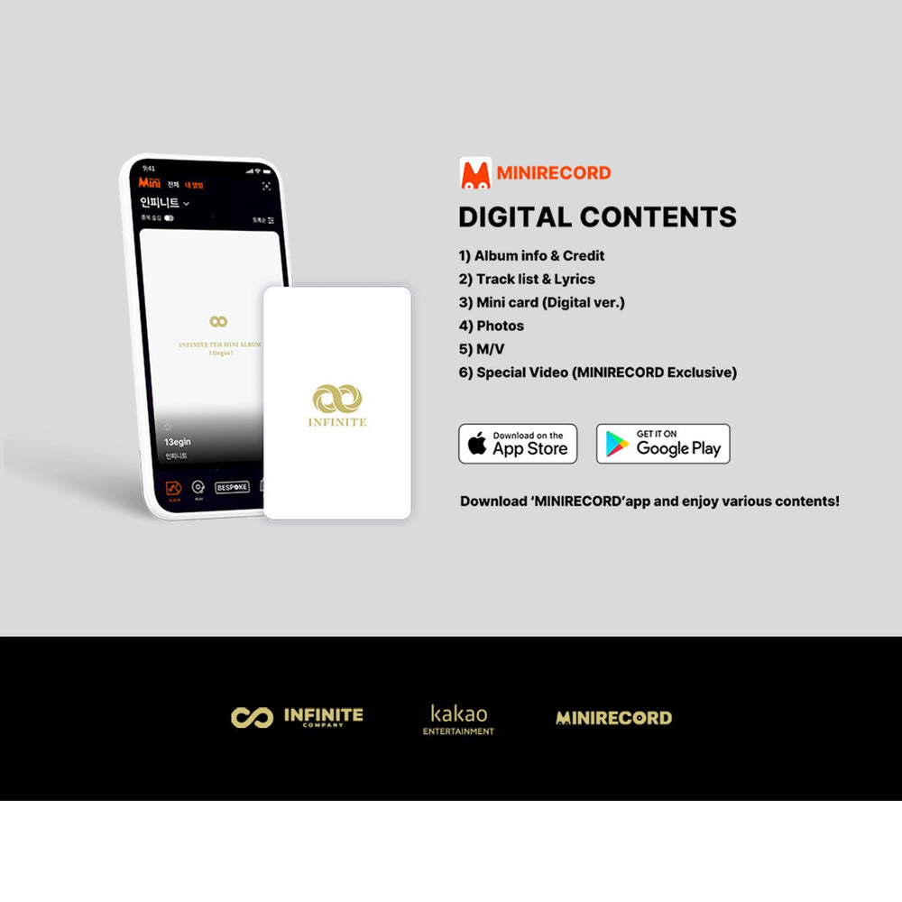 Infinite - 13egin : Mini Album Vol. 7 (Platform Version)