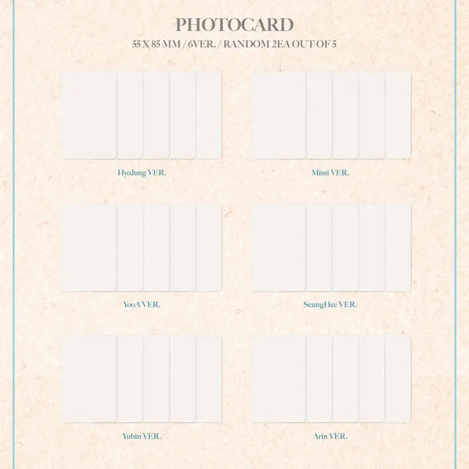 OH MY GIRL - Golden Hourglass : 9th Mini Album (POCA Album) - OH MY GIRL - Album - Harumio