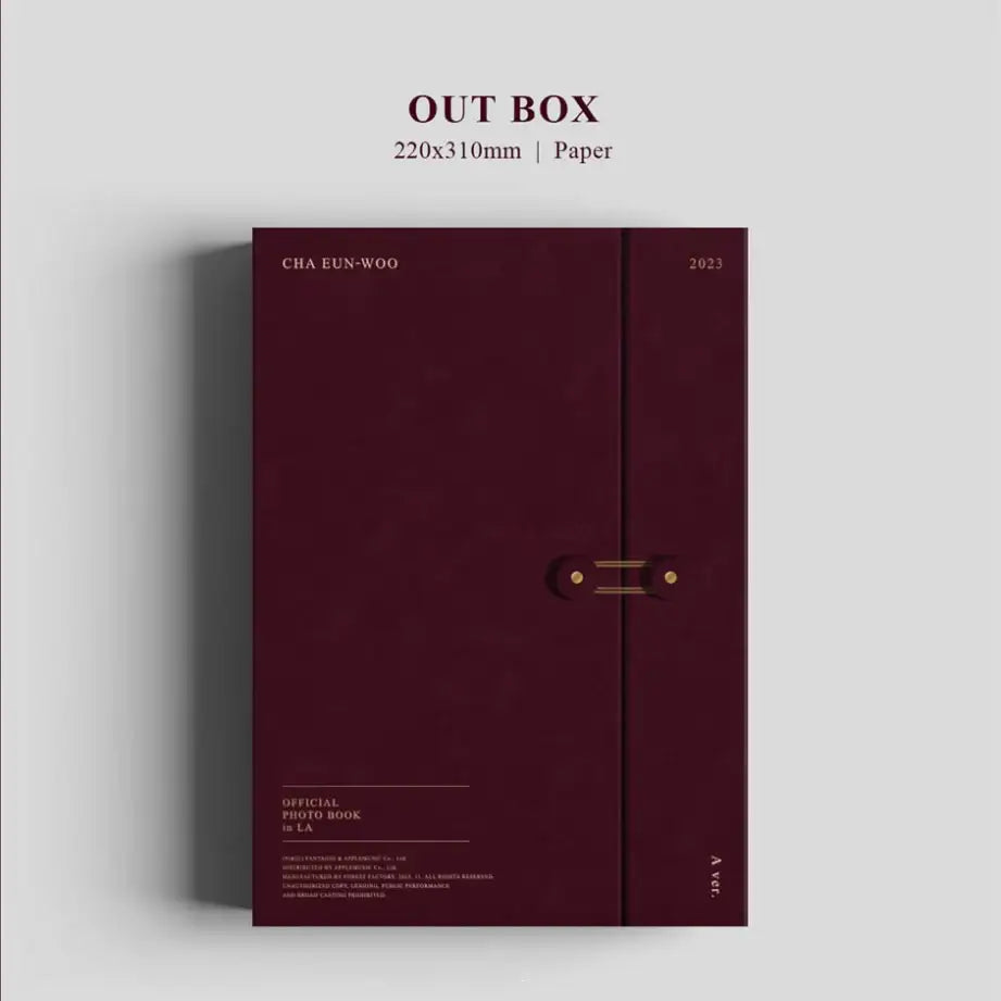 Cha Eun-Woo (ASTRO) - 2023 Official Photo Book in LA (A ver.) - Apple Music Co., Ltd. / Fantagio - Merchandise - Harumio