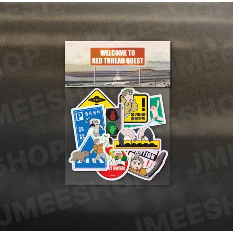 Red Thread Quest - SD Road Sign Sticker Pack