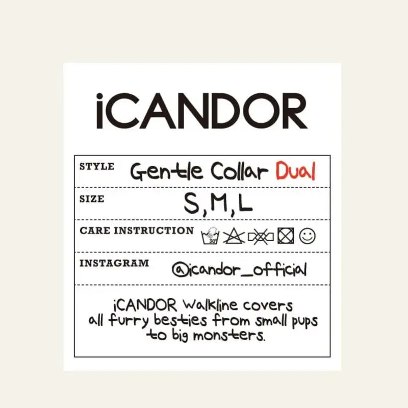iCANDOR - Gentle Collar Dual - iCANDOR - Pet Collars - Harumio