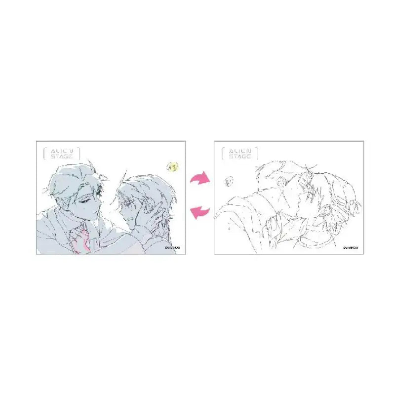 Alien Stage - Lineart Badge Set + Raster Card Set - Alien Stage - Badge - Harumio