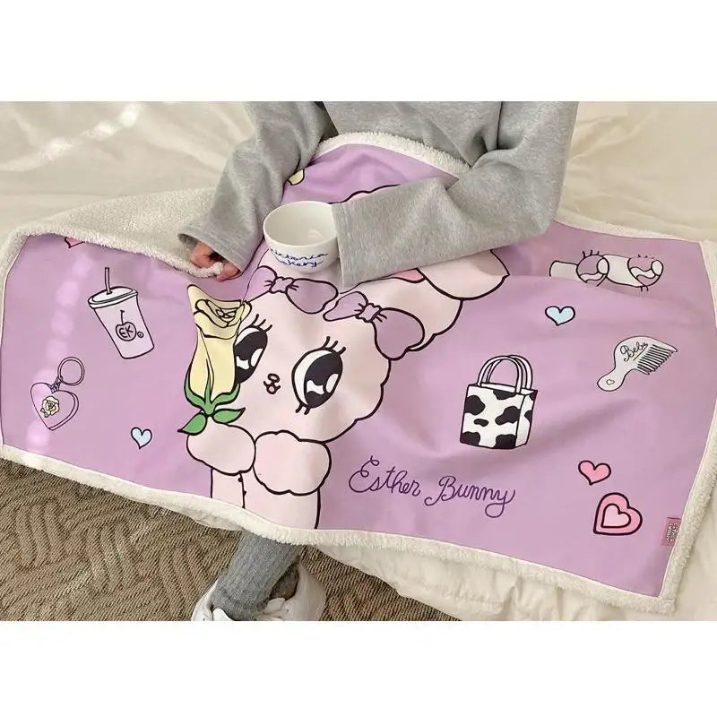 Esther Bunny - Fleece Blanket - Soone Content - Fleece Blanket - Harumio
