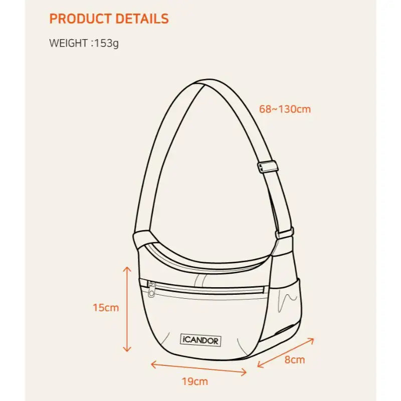 iCANDOR - Crescent Bag - iCANDOR - Pet Carriers - Harumio