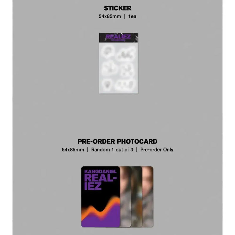 KANG DANIEL - REALIEZ (4th Mini Album) Versione A - CD + Photobook + Fotocard Random - Foto 6