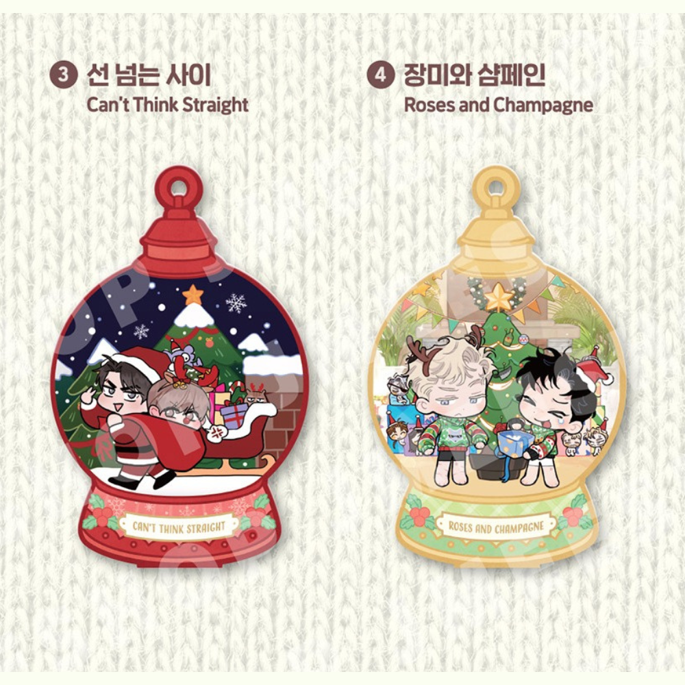 Christmas Ornament Market - Postcard