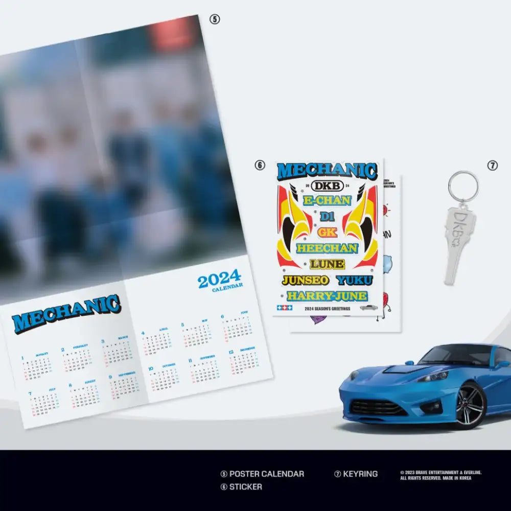 DKB - 2024 Season's Greetings - Everline Co., Ltd. / Brave Entertainment - Merchandise - Harumio