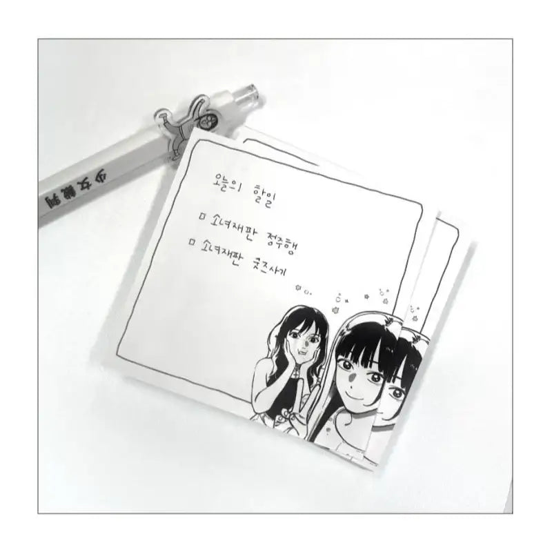 Girl's Trial - Memo Pad - ARTRANK - Memo Pads - Harumio
