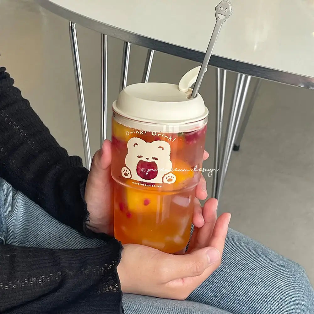 Pureureum Design - Cupid Gom Waang Transparent Tumbler 500ml - Pureureum Design - Home & Living, Accessories - Harumio
