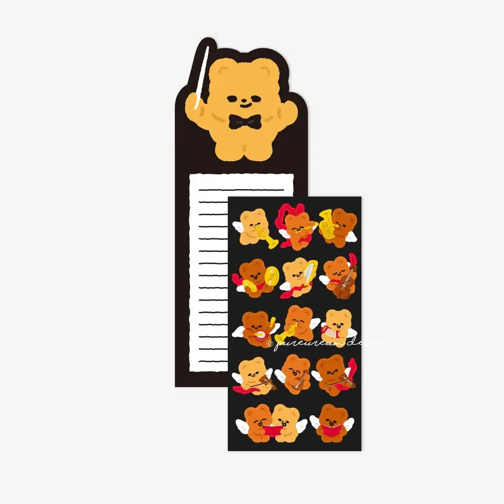 Pureureum Design - Cupid Bear Concert Sticker - Pureureum Design - Home & Living, Accessories - Harumio