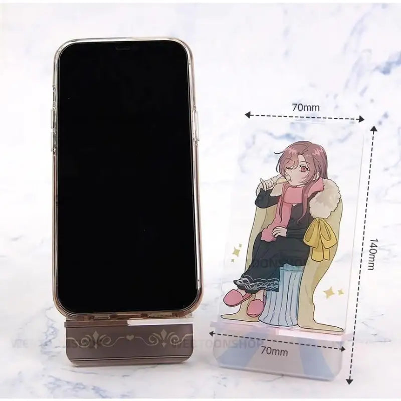 The Northern Duke Needs a Warm Hug - Acrylic Phone Holder - Webtoon Shop - Phone Stand - Harumio