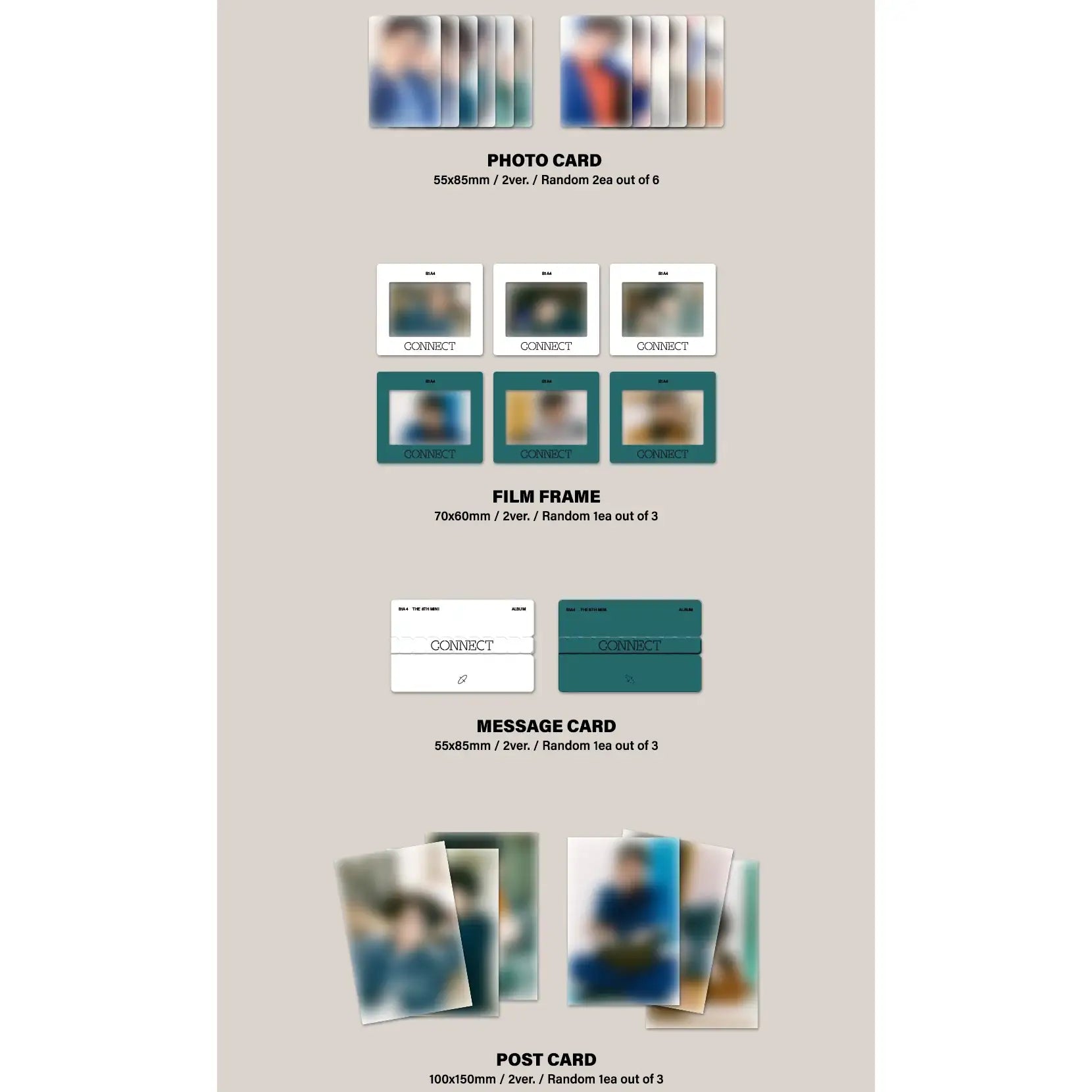 B1A4 - Connect : 8th Mini Album - WM Entertainment - Album - Harumio