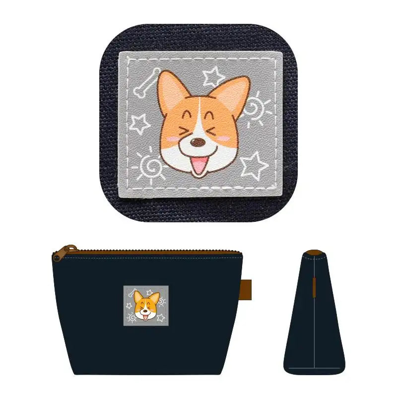 Welshcorgi Mr.Lee - Label Pouch - Soone Content - Pouch - Harumio
