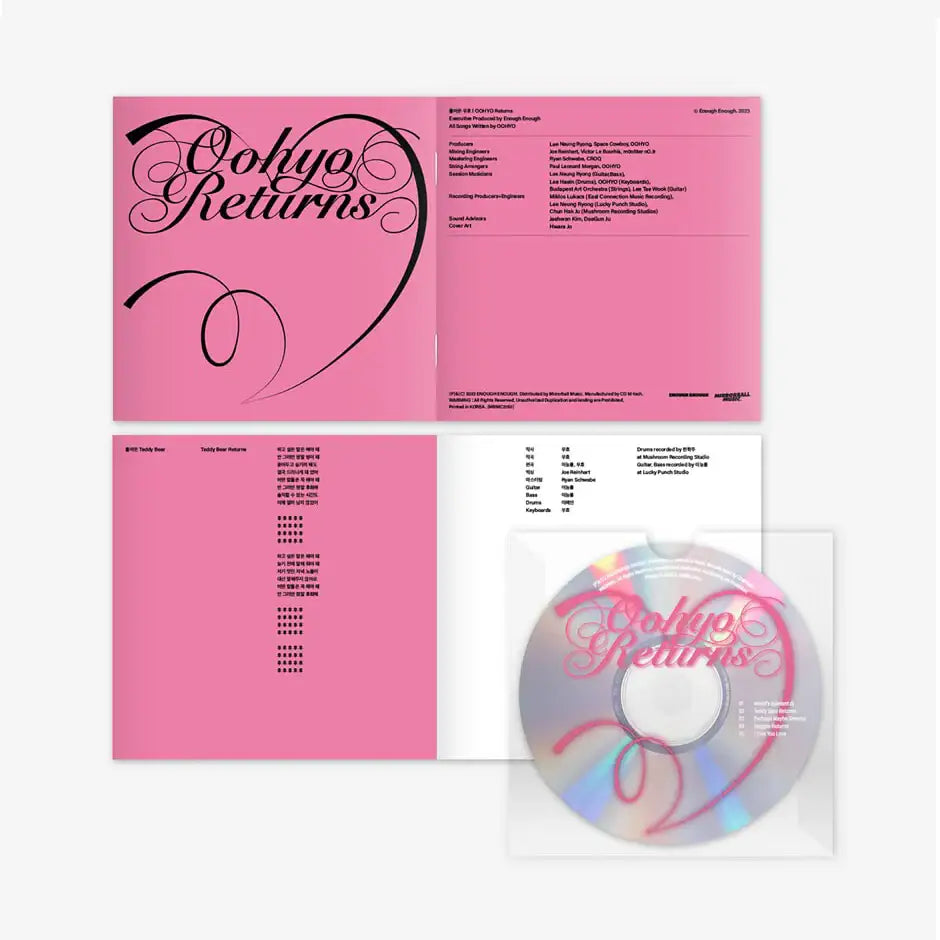 Oohyo - OOHYO Returns : EP (CD) - Mirror Ball Music / Enough Enough - Album - Harumio