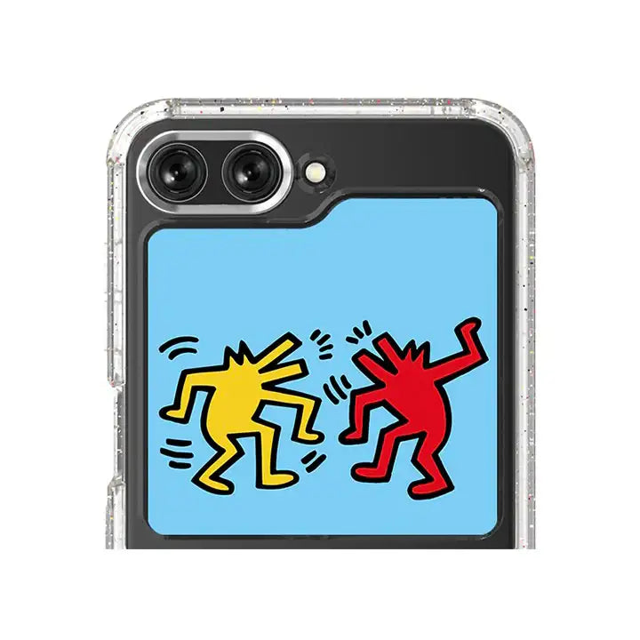 SLBS - Keith Haring Music Flip Suit Card (Galaxy Z Flip5) - SLBS - Home & Living, Accessories - Harumio