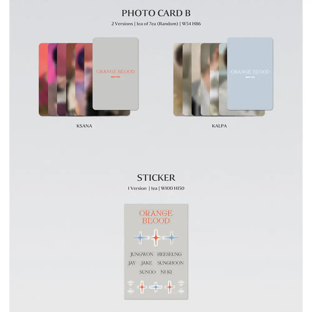 ENHYPEN - Orange Blood : 5th Mini Album - ENHYPEN - Album - Harumio