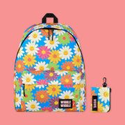 Wiggle Wiggle - Hawaiian Flower Pattern Backpack - Wiggle Wiggle - Backpack - Harumio