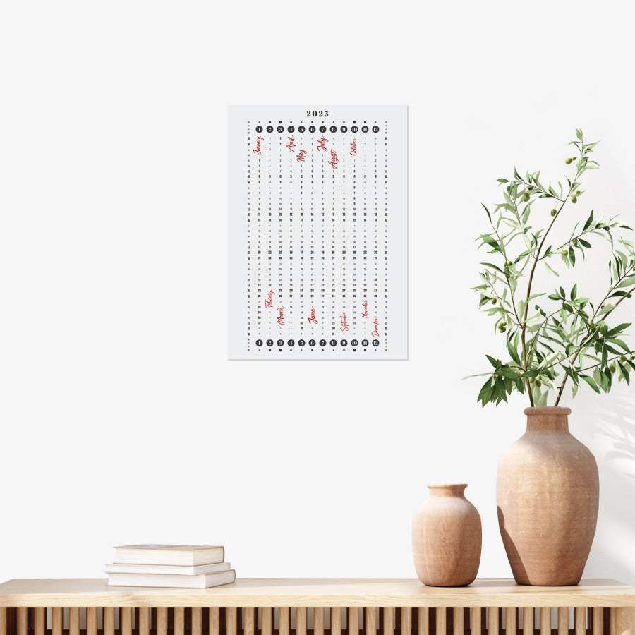 For Potato Party - 2025 A3 Poster Calendar - Marpple Shop - Calendar - Harumio