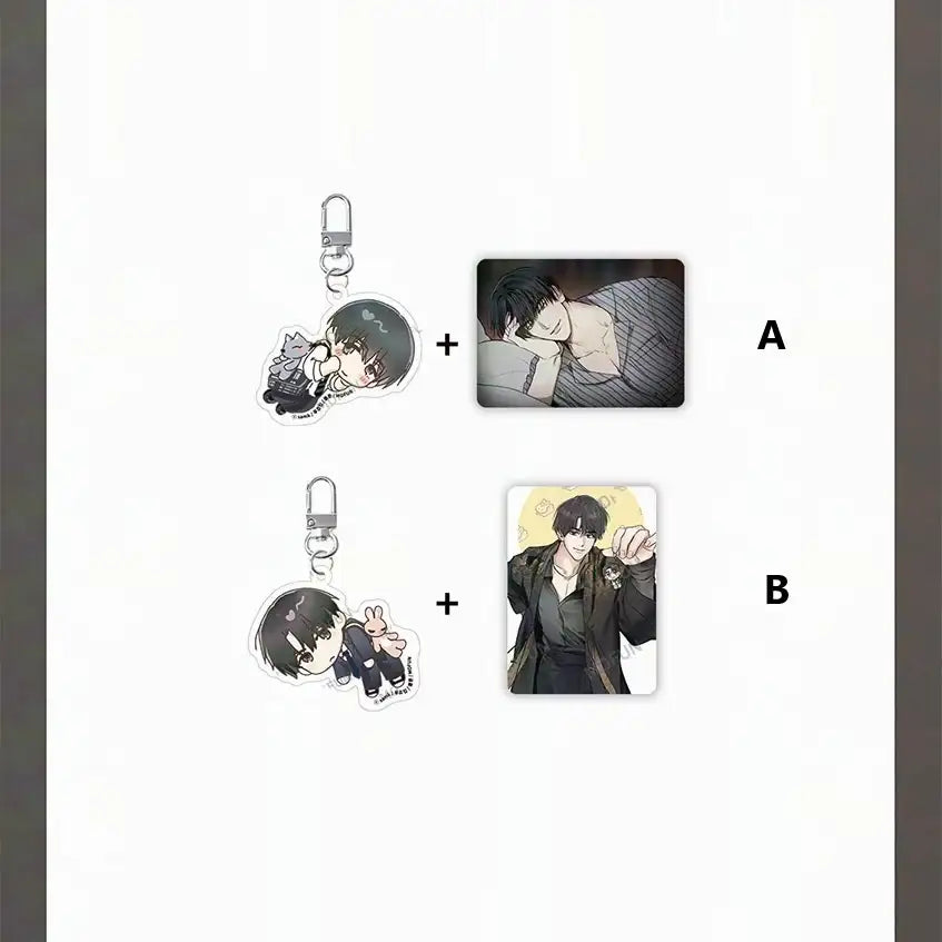 Payback x MOFUN - SD Double-Sided Acrylic Keyring Set - MOFUN - Acrylic Keyring - Harumio
