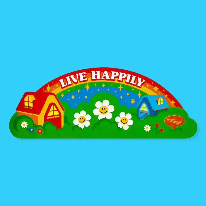 Wiggle Wiggle - Spring Garden Desk Pad - Wiggle Wiggle - Desk Pad - Harumio
