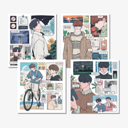 Between the Stars - Postcard Set - PolarFox - Postcards - Harumio