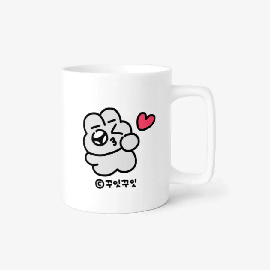 Kkuitkkuit - Bone China Classic White Mug - Marpple Shop - Mug - Harumio