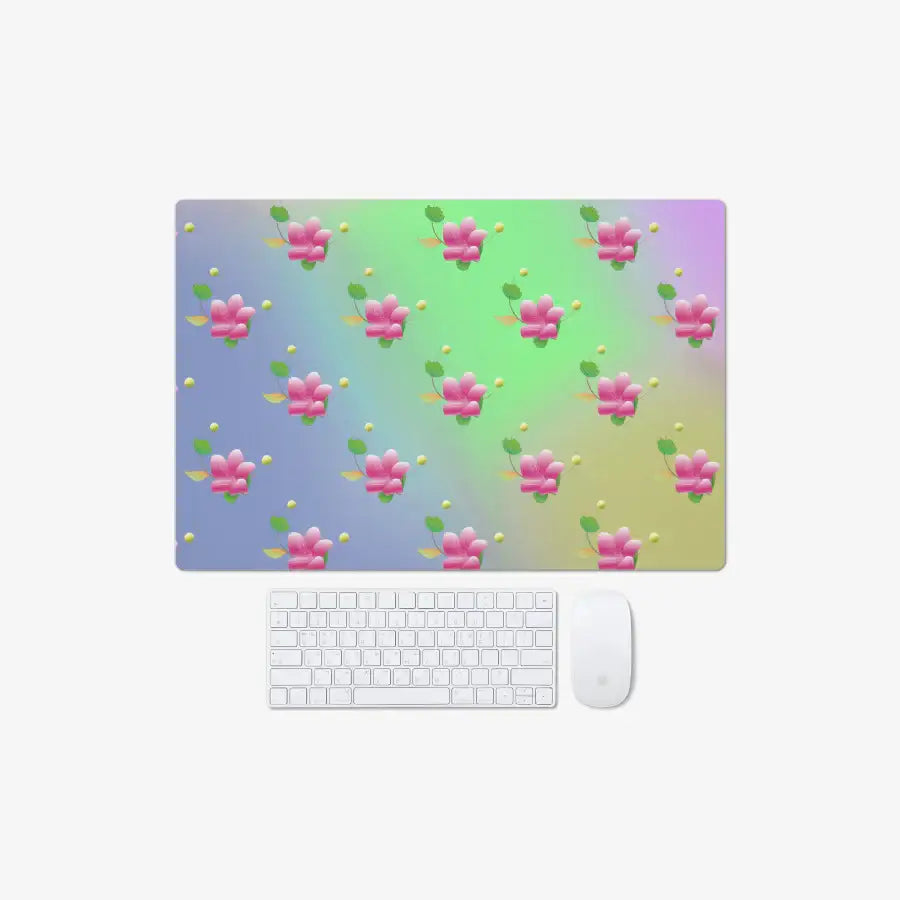 Kodanhan - Spring Flowers Gradient Full Color Pad - Marpple Shop - Desk Mat - Harumio