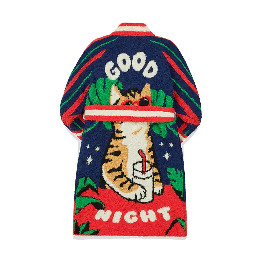 Wiggle Wiggle - Drunken Cat Lounge Robe (Kids) - Wiggle Wiggle - Robe - Harumio