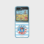 SLBS - Find Wally Striped Suit Phone Case (Galaxy Z Flip5) - SLBS - Home & Living, Accessories - Harumio