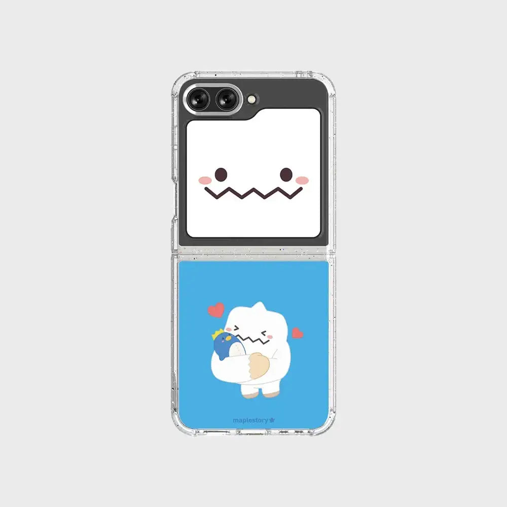 SLBS - Maple Story Yeti Flipsuit Case (Galaxy Z Flip5) Harumio SLBS - Maple Story Yeti Flipsuit Case (Galaxy Z Flip5) Harumio
