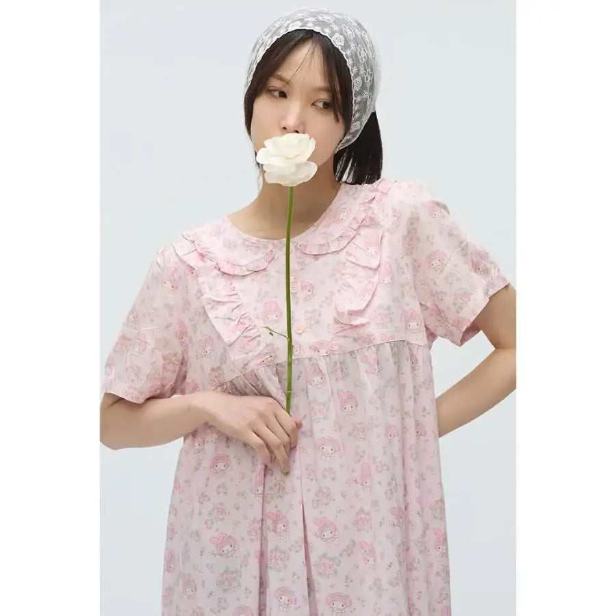 SPAO x My Melody - 50th Anniversary One Piece Pajamas - SPAO - Pajamas - Harumio