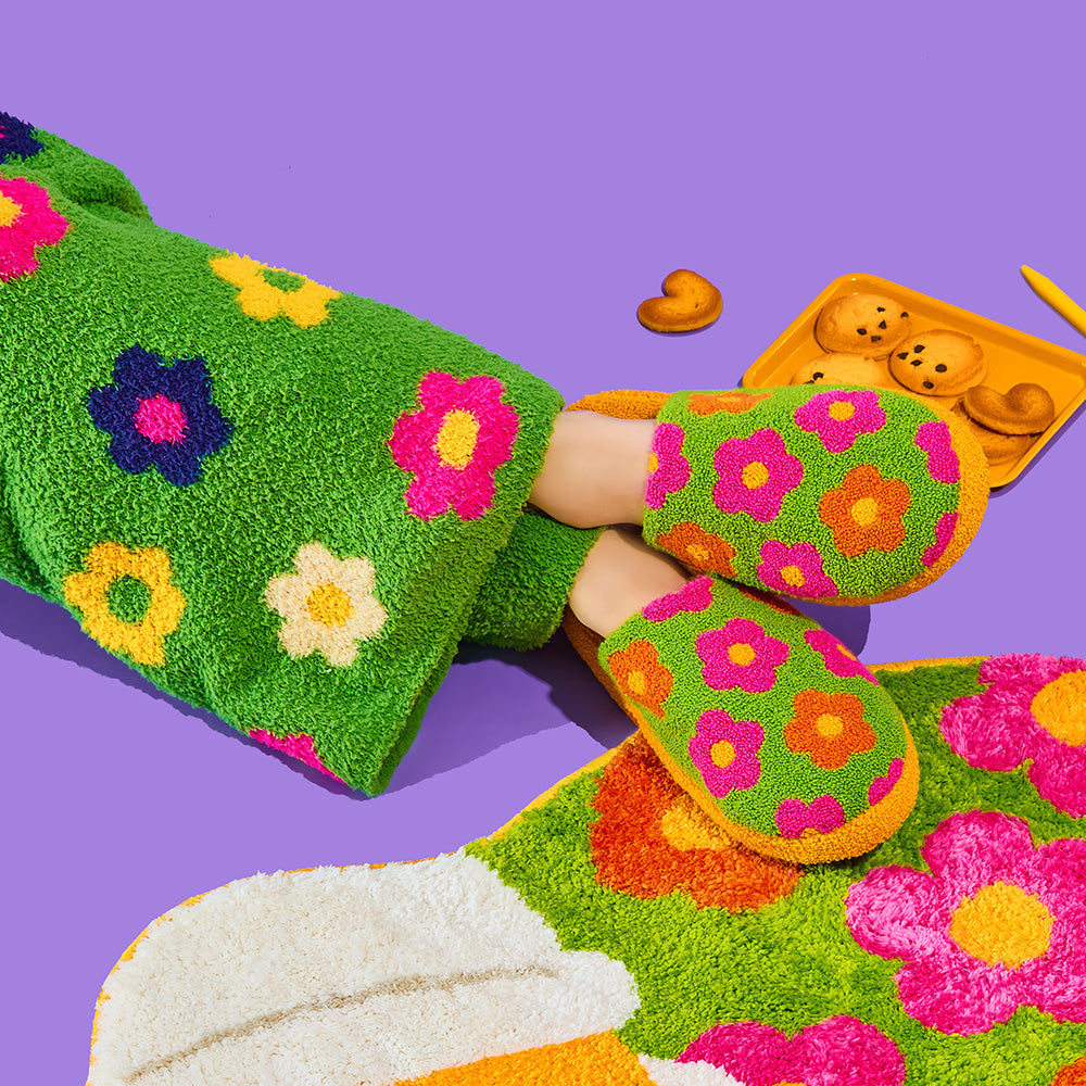 Wiggle Wiggle - Calming Turtle Terry Home Slippers