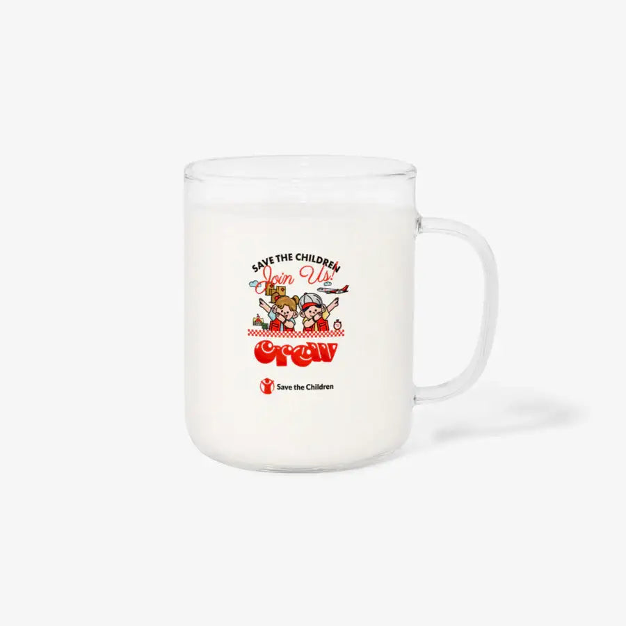 SCK Crew - Crew Heat-Resistant Glass Mug - Marpple Shop - Glass Mug - Harumio