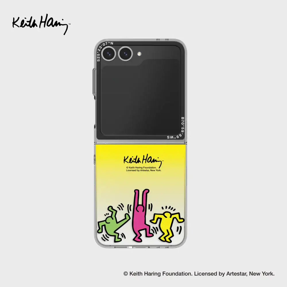 SLBS - Keith Haring Slim Impression Case (Galaxy Z Flip6) - SLBS - Phone Case - Harumio