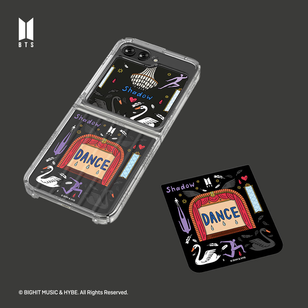SLBS - BTS Music Theme Black Swan Flip Suit Card Case Set