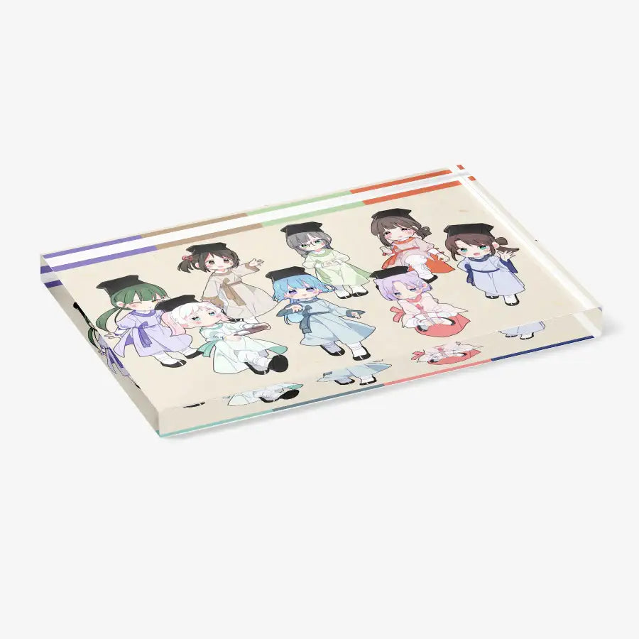 Peach Tart - Student Daily Lives Acrylic Block - Marpple Shop - Acrylic Block - Harumio