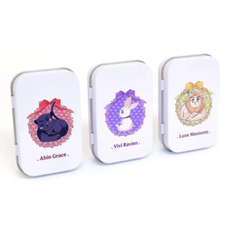 Little Rabbit And The Big Bad Leopard - Tin Case - Soone Content - Tin Cases - Harumio
