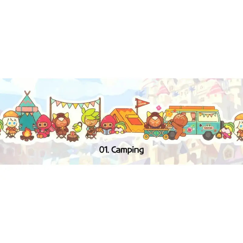 Cookie Run - Die Cut Masking Tape - Cookie Run - Accessories - Harumio