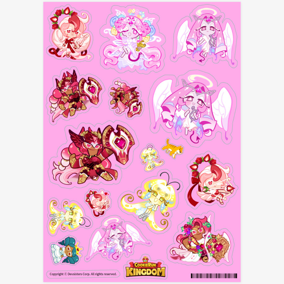 Cookie Run : Kingdom - Paradise of Passion and Sloth Sticker Set - Marpple Shop - Sticker - Harumio