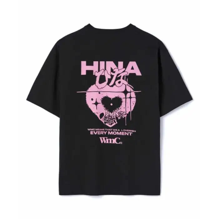 WMC x QWER Hina - Heart Eyes Short Sleeve T-Shirt - WMC x QWER Hina - T-Shirt - Harumio