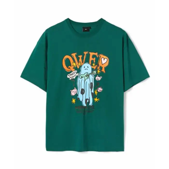 WMC x QWER Hina - Ghost Short Sleeve T-Shirt - WMC x QWER Hina - T-Shirt - Harumio