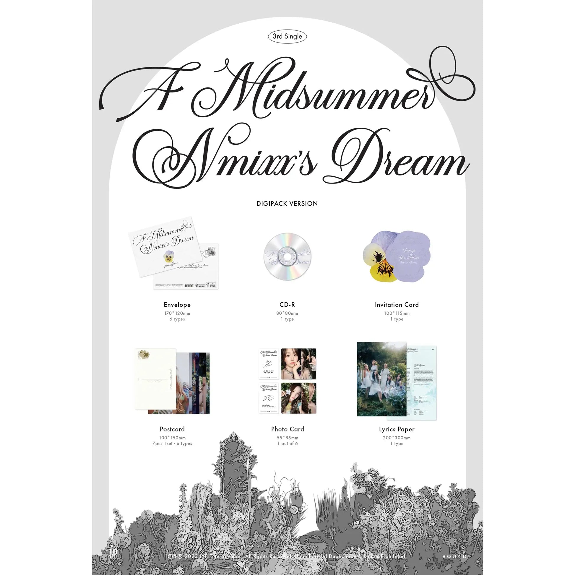 NMIXX - A Midsummer NMIXX's Dream : 3rd Single Album (Digipack Version) - NMIXX - Album - Harumio