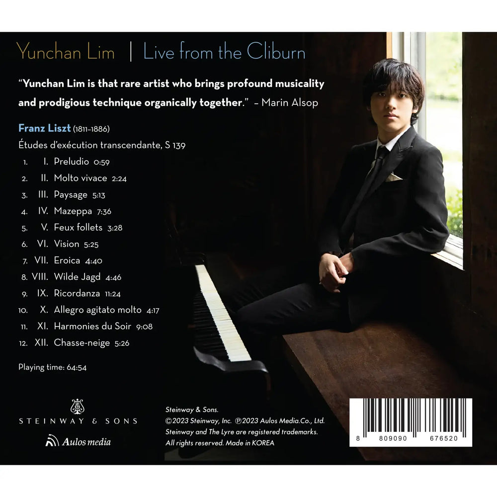 YunChan Lim - Live From The Cliburn Liszt Transcendental Etudes - YunChan Lim - Album - Harumio