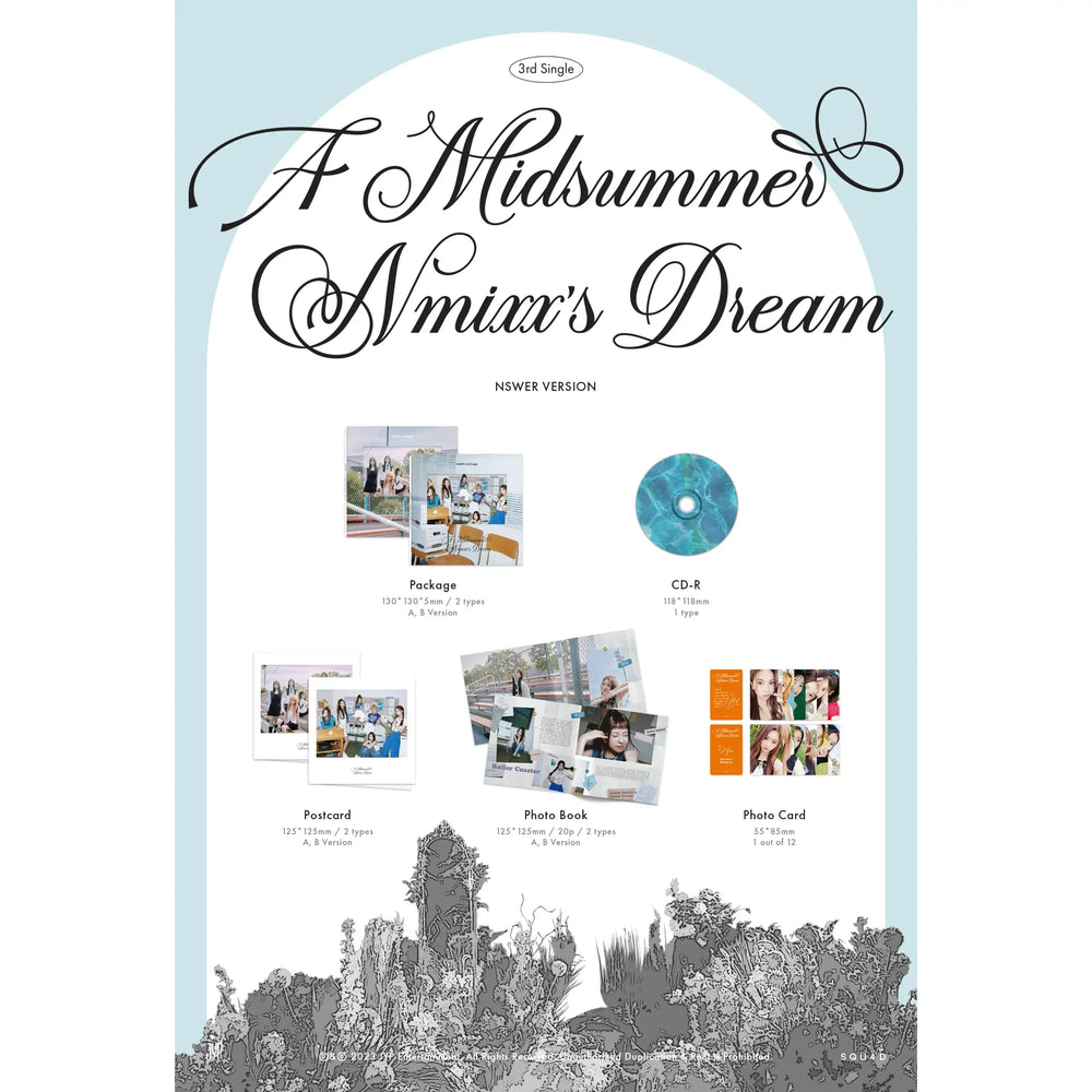 NMIXX - A Midsummer NMIXX's Dream : 3rd Single Album (NSWER Version - Random) - NMIXX - Album - Harumio