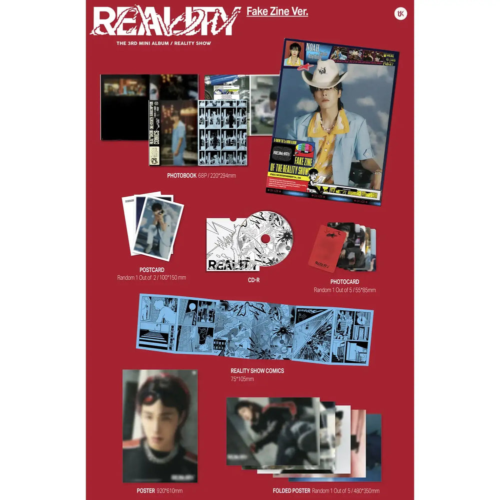 U-KNOW Yunho - Reality Show : 3rd Mini Album (Fake ZINE Version) - U-KNOW Yunho - Album - Harumio