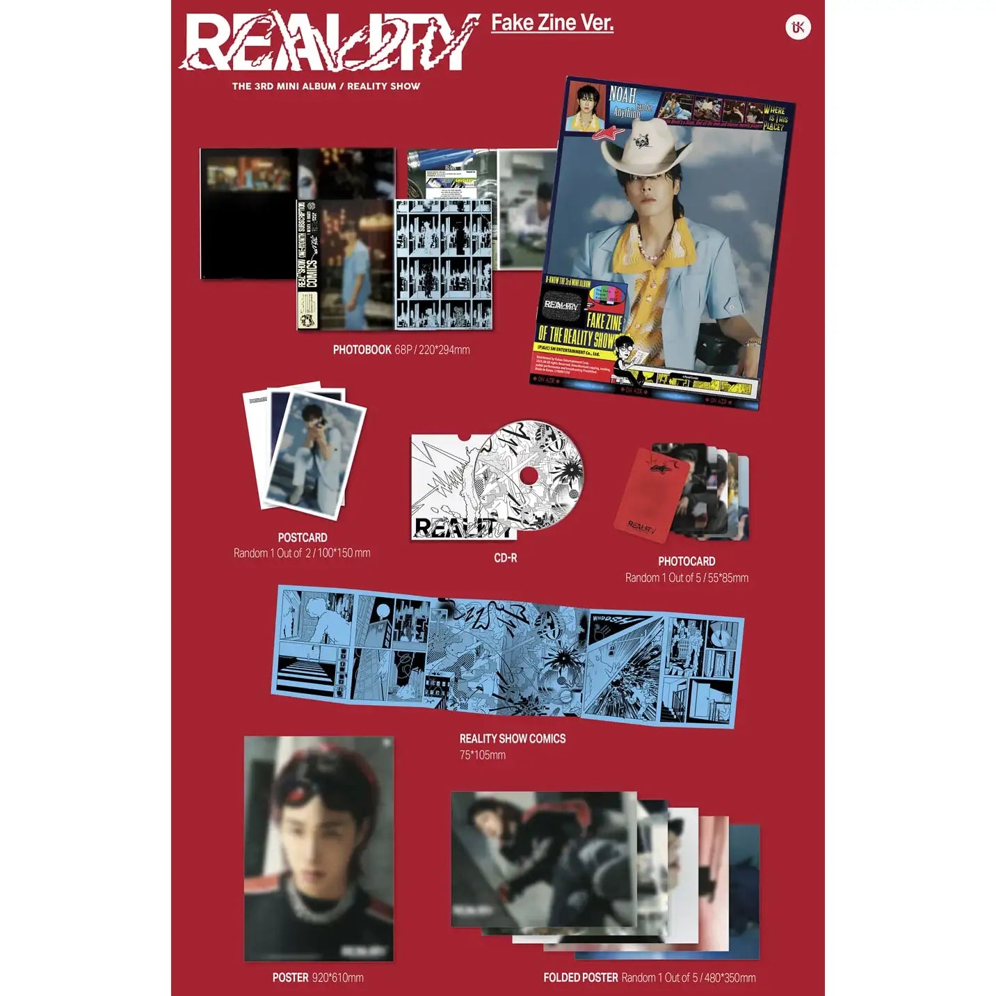 U-KNOW Yunho - Reality Show : 3rd Mini Album (Fake ZINE Version) - U-KNOW Yunho - Album - Harumio